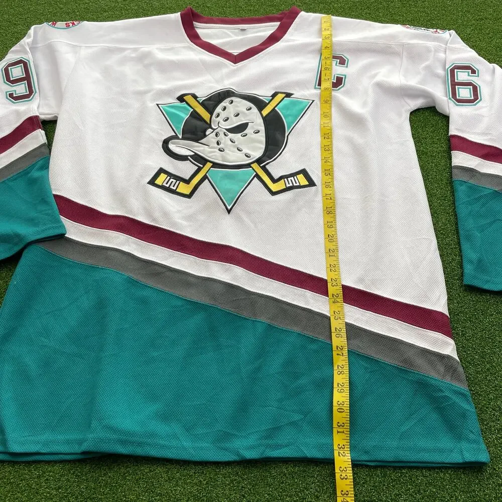 Vintage Mighty Ducks of Anaheim Charlie Conway #96 NHL Ice Hockey Jersey Sz XL - Picture 6 of 10